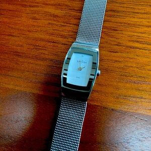 SKAGEN DENMARK Ladies Stainless Steel Watch with Diamond Accent